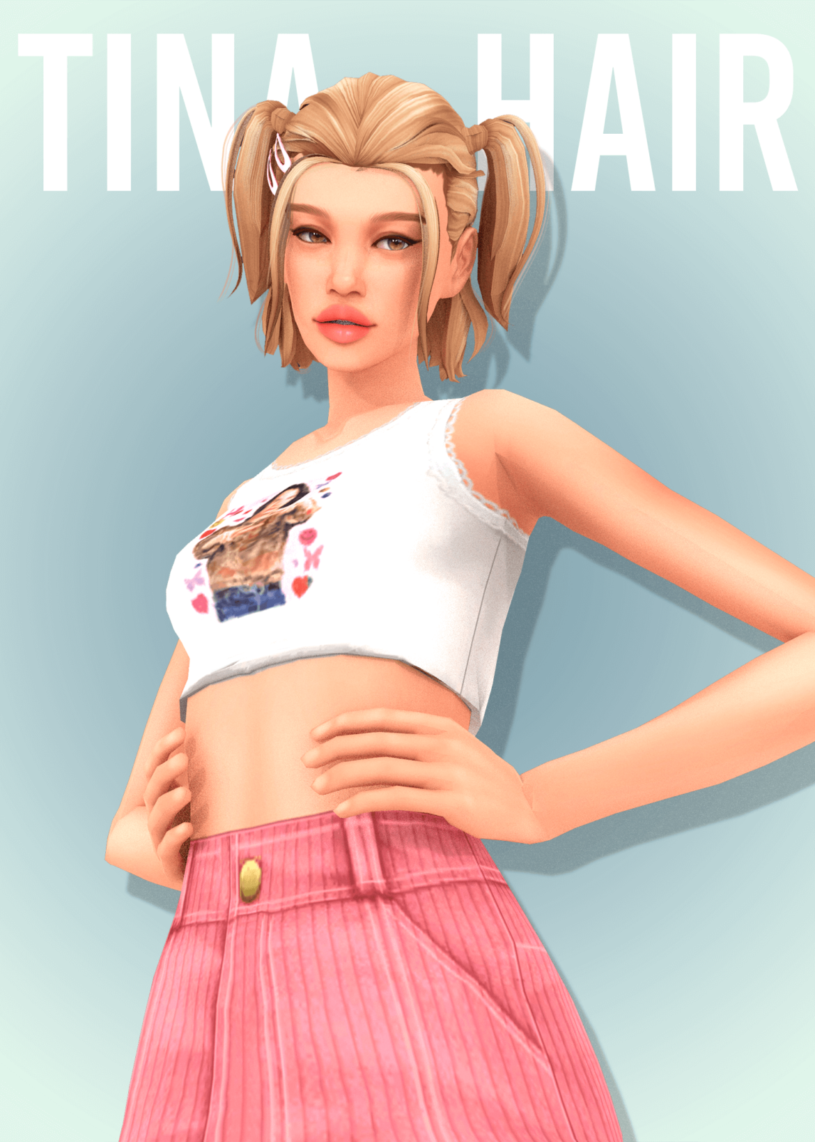 Sims 4 Tina Hair