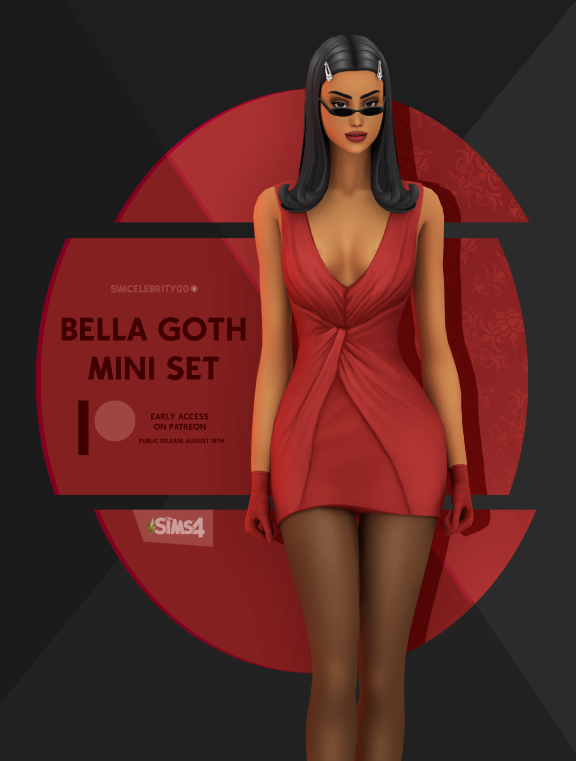 Sims 4 Bella Goth Mini Set