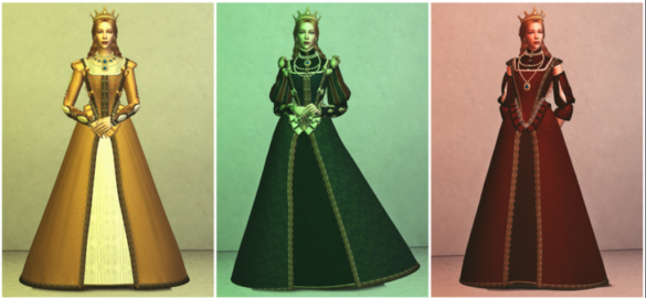 Sims 4 Anna Henrietta Dress