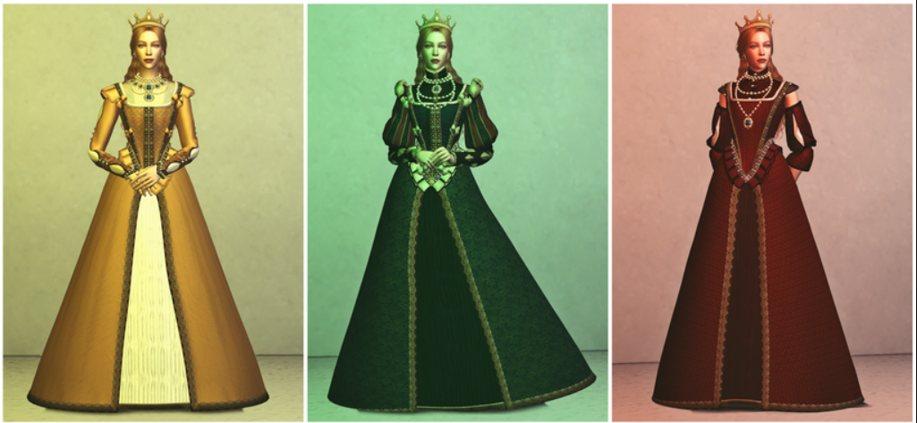 Sims 4 Anna Henrietta Dress - MiCat Game