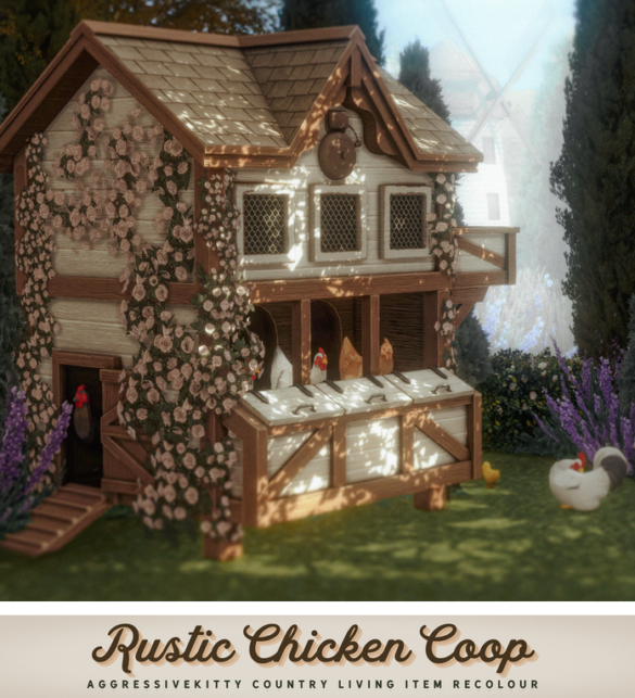 RUSTIC CHICKEN COOP (Functional)Country Living