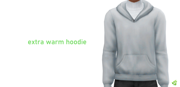 Sims 4 extra warm hoodie