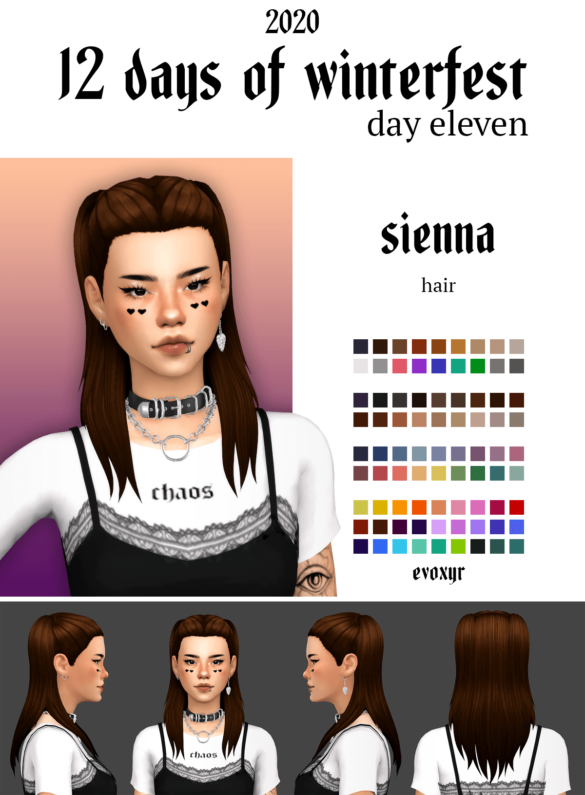Sims 4 sienna hair
