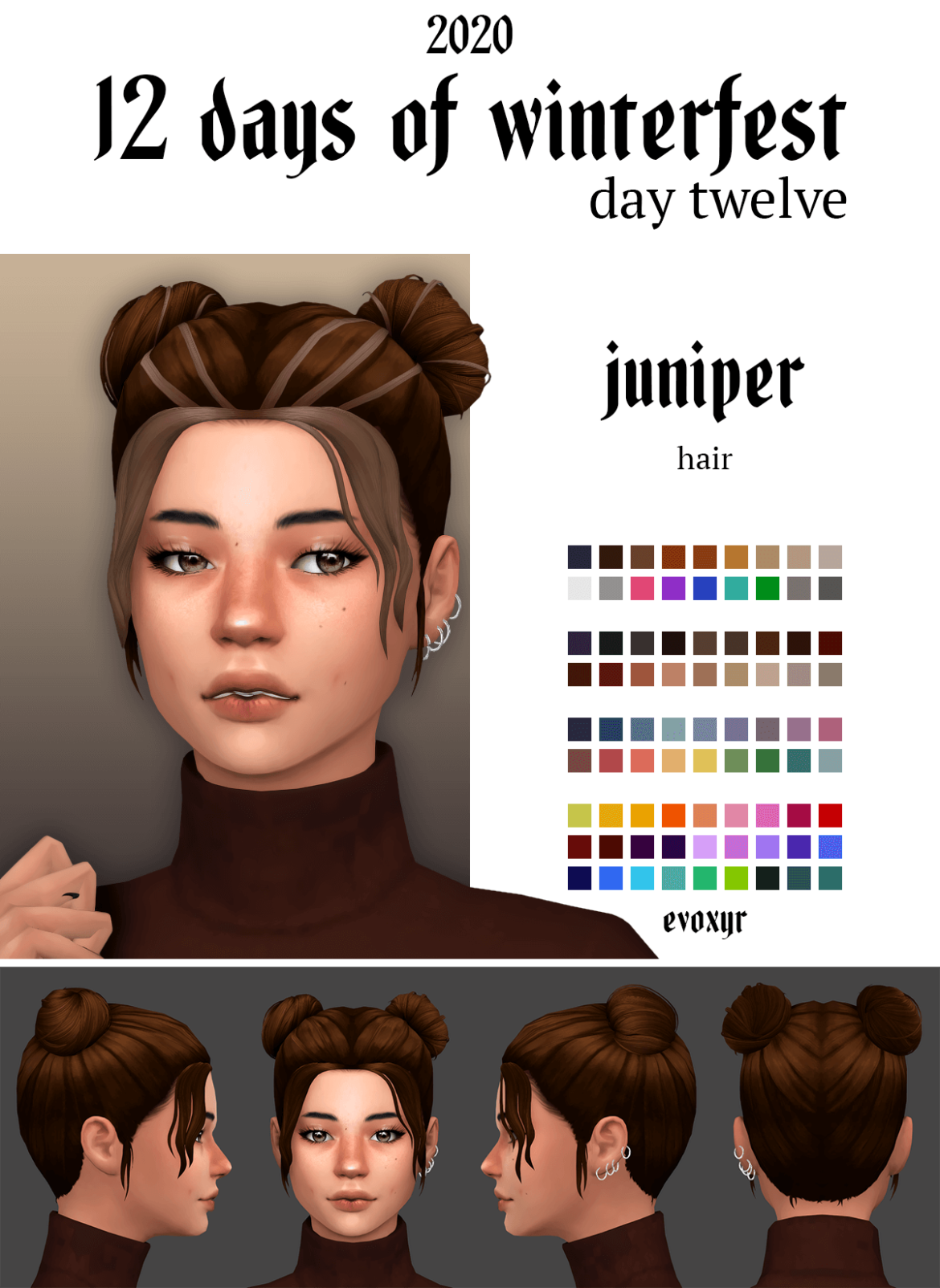 Sims 4 juniper hair