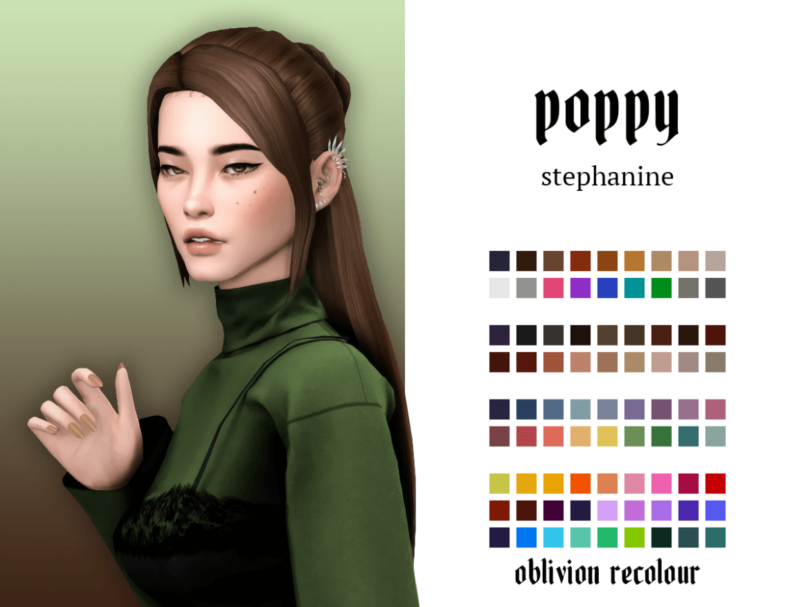 Sims 4 poppy oblivion recolour