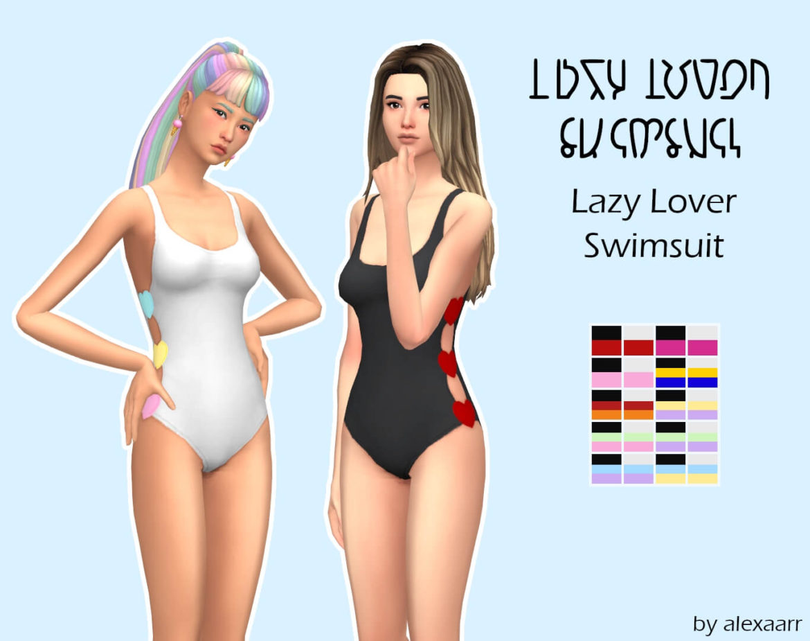 Sims 4 Lazy Lover Swimsuit