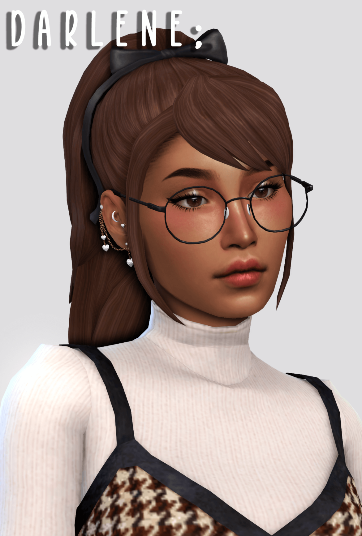 Sims 4 darlene hair (+v2)