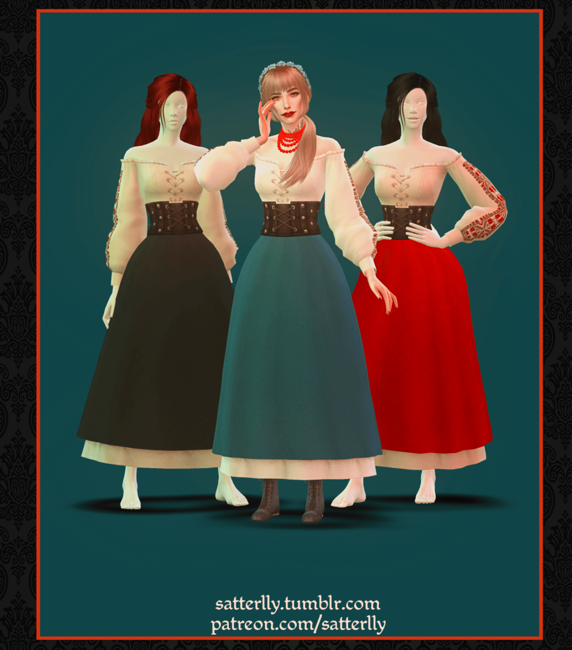 Sims 4 Dress – Miloslava