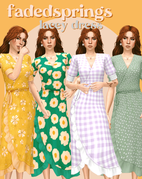 Sims 4 lacey dress
