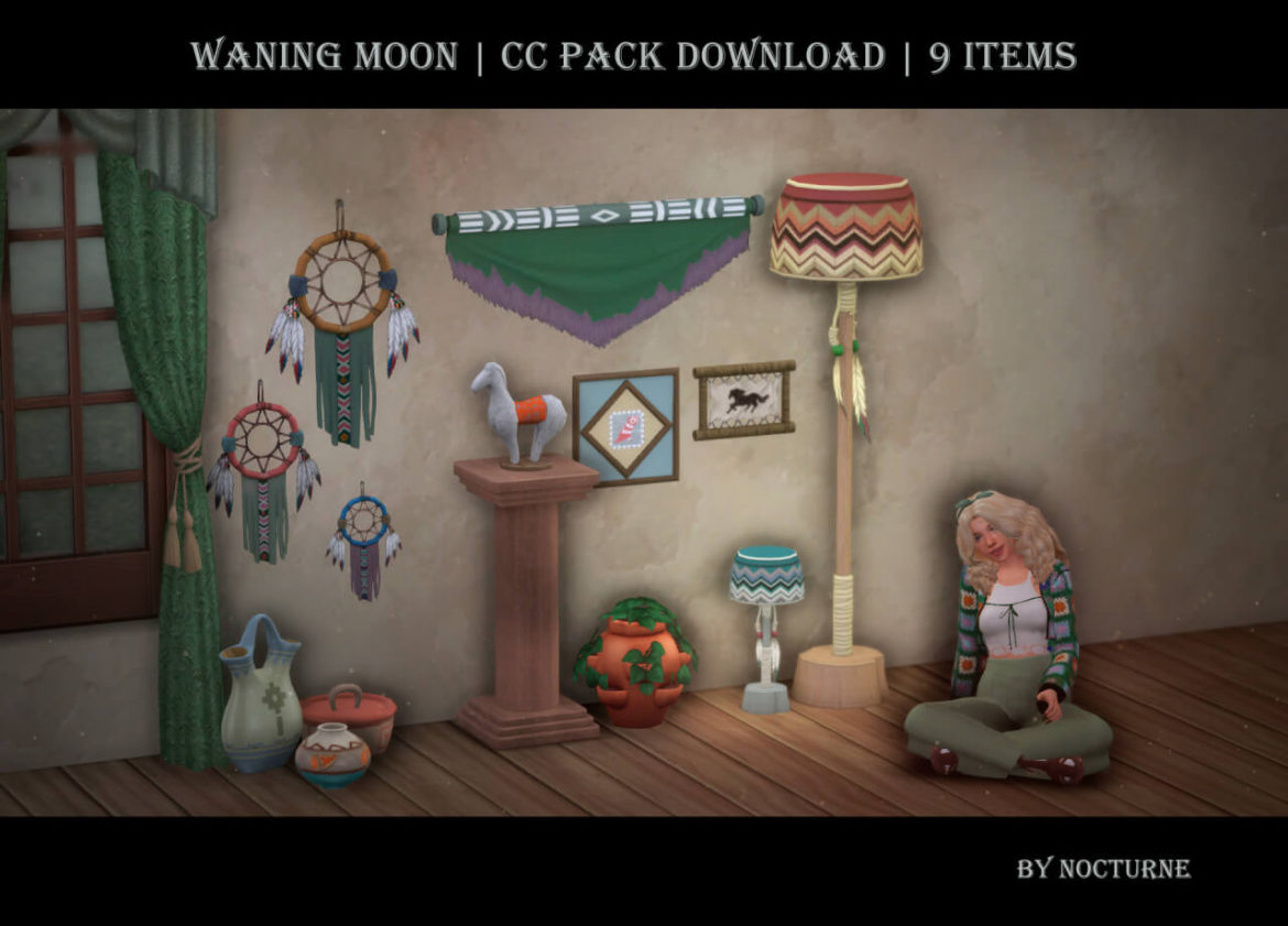 Sims 4 Waning Moon Boop CC Pack Download