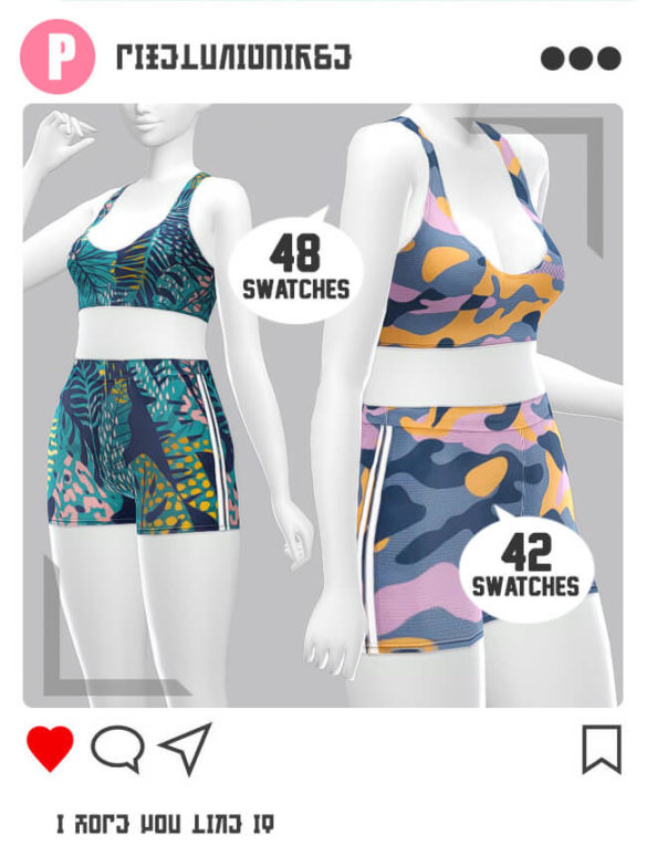 Sims 4 Top & Short