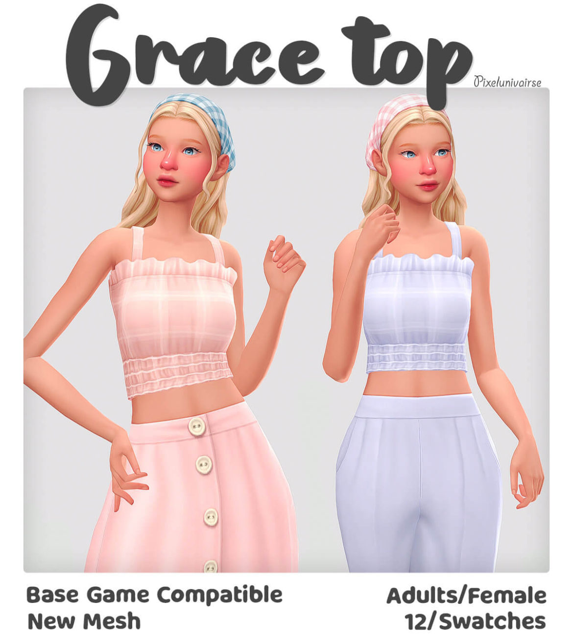 Sims 4 Grace Top