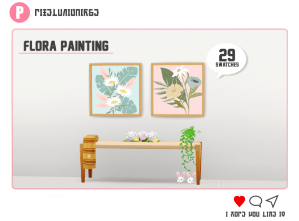 Sims 4 Flora Painting