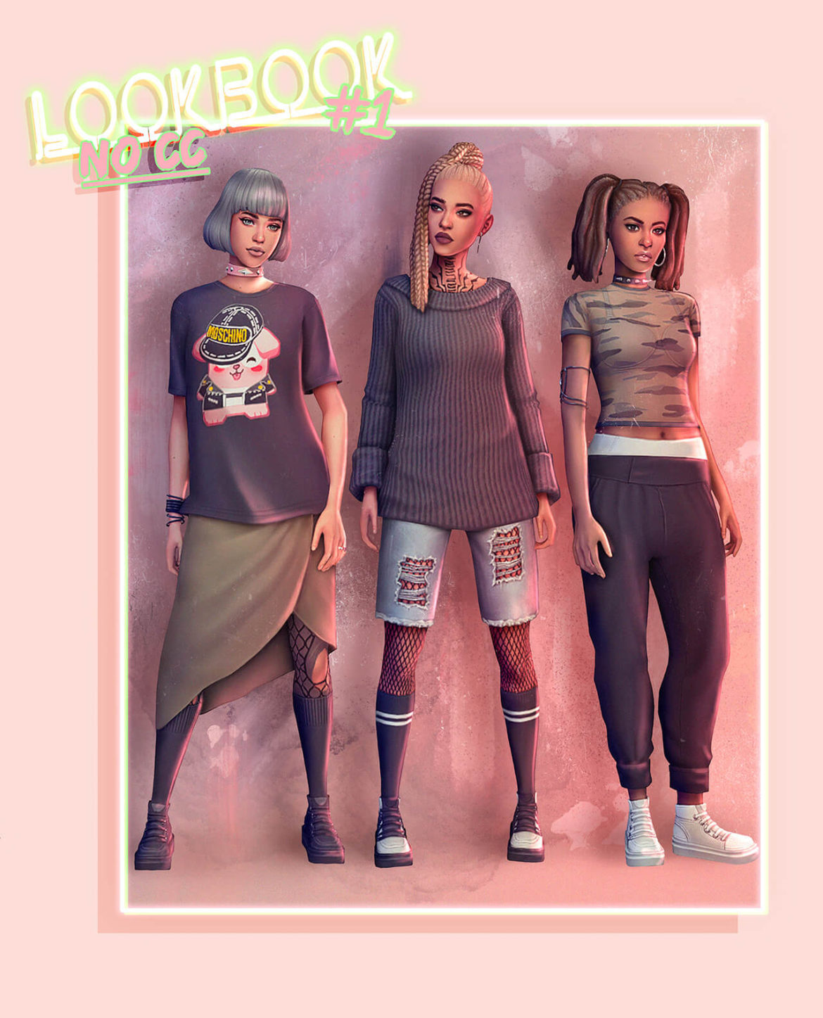 Sims 4 Lookbook #1 No CC