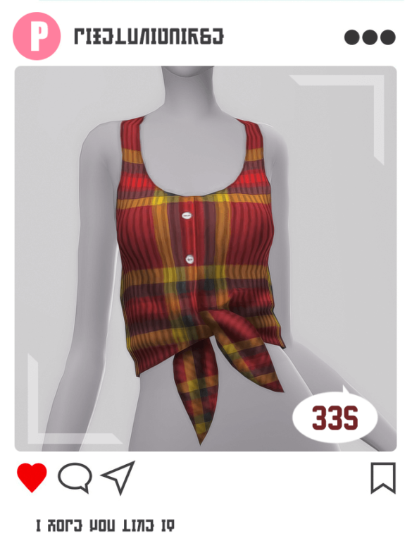 Sims 4 Savanah Top