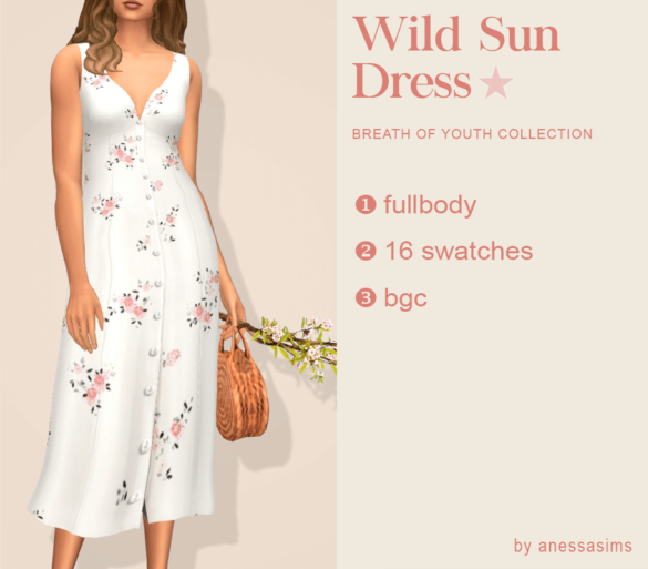 Sims 4 Wild Sun Dress