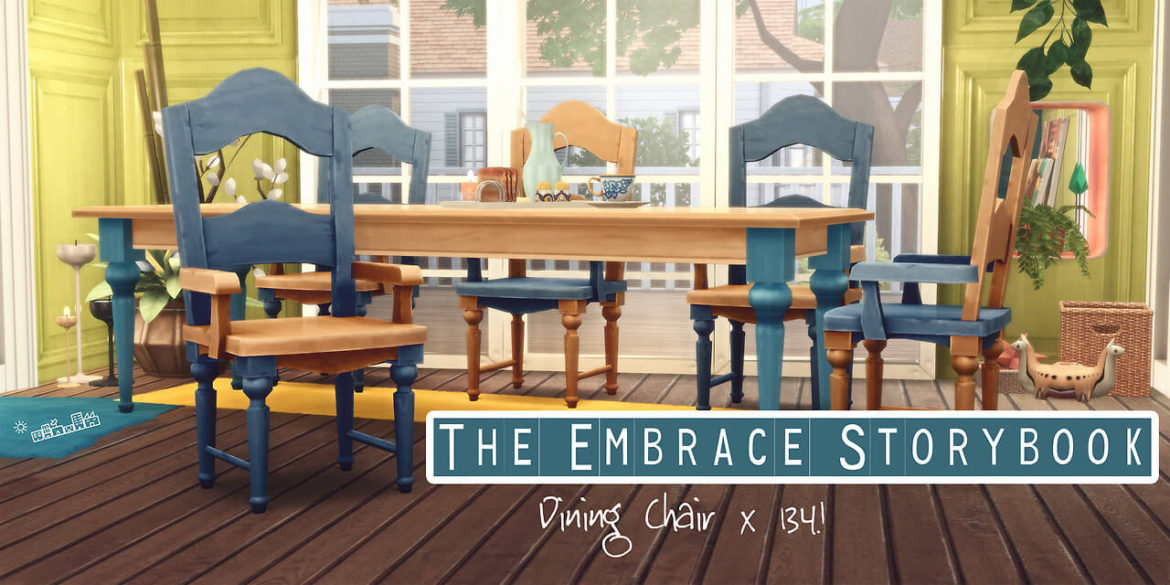 Sims 4 THE EMBRACE STORYBOOK CHAIR