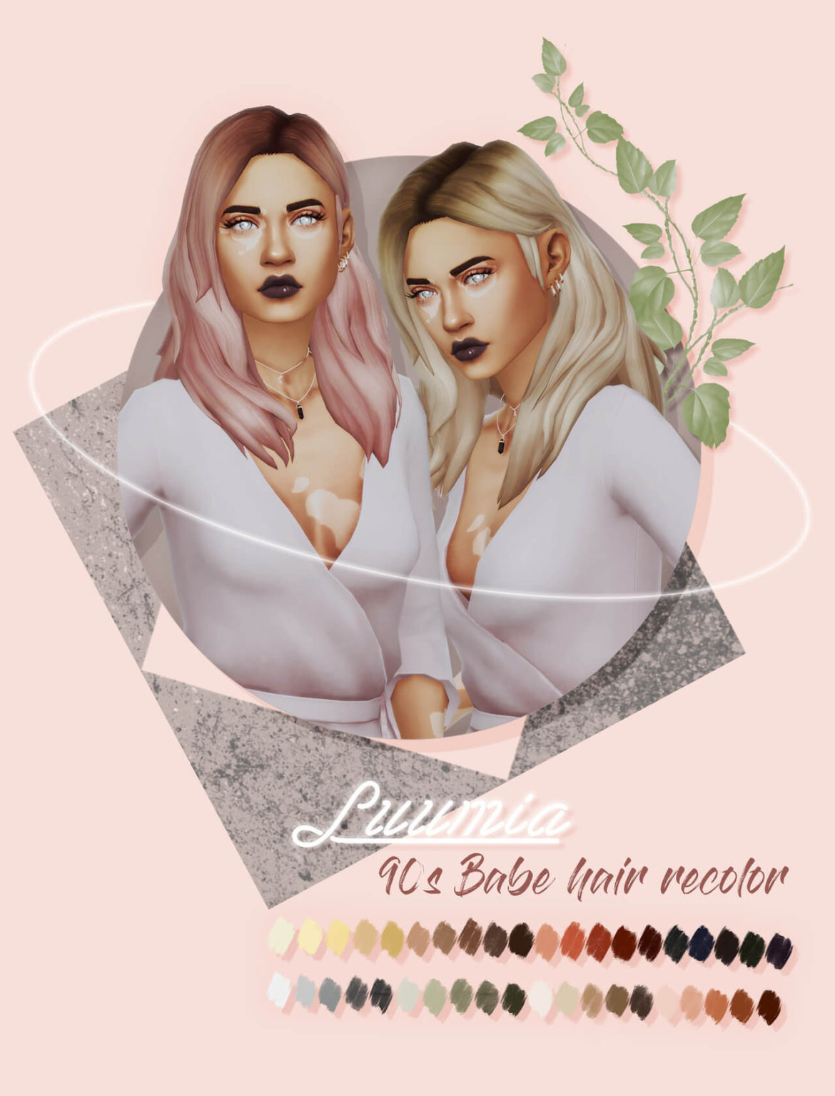 Sims 4 nineties babe hair