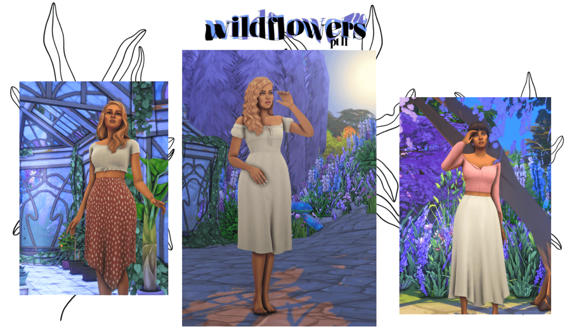 Sims 4 wildflowers cc pack pt II