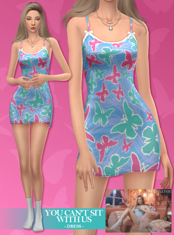 Sims 4 You Can’t Sit With Us Dress