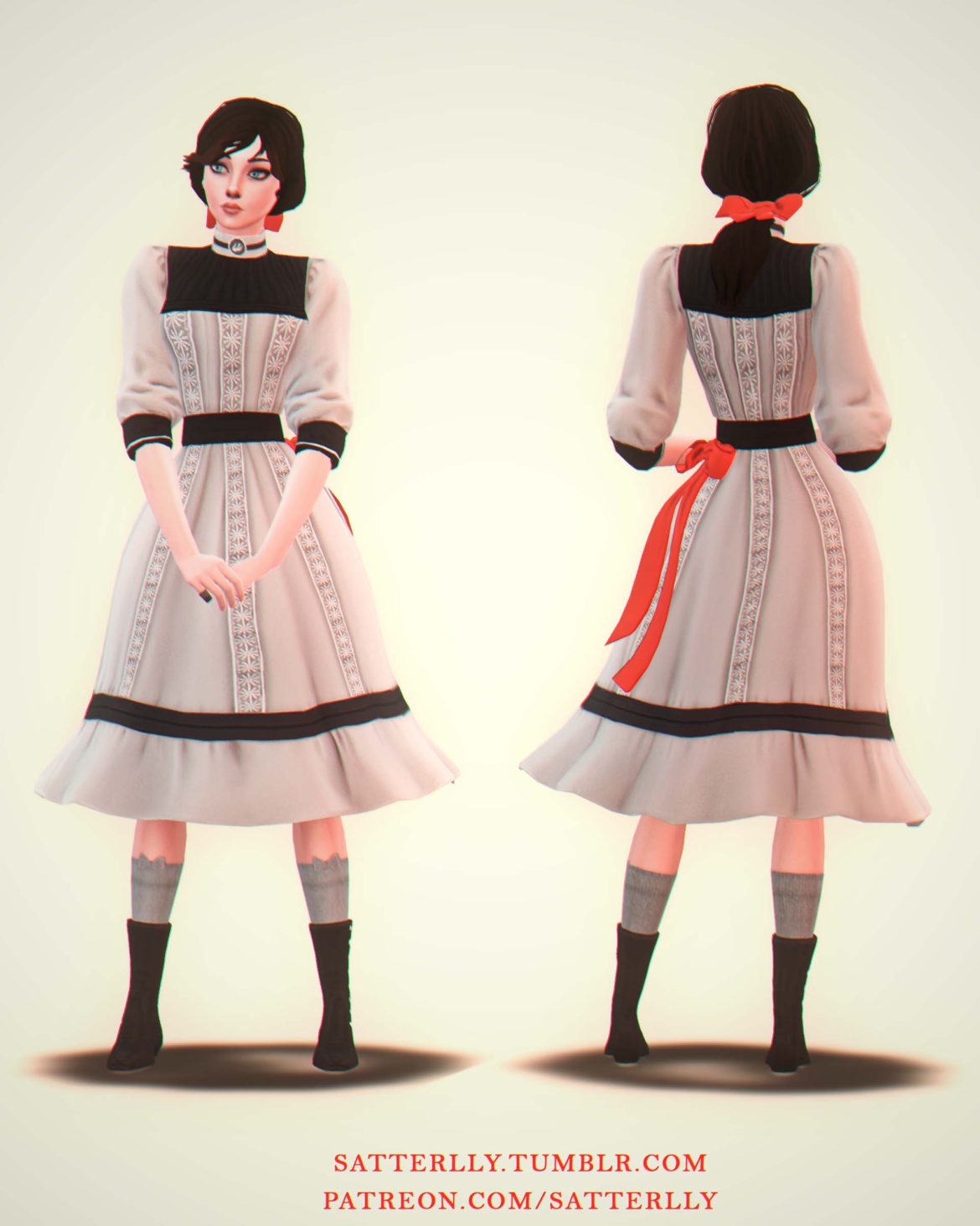 Sims 4 Elizabeth Outfit BioShock Infinite