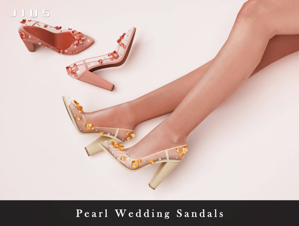 Pearl Wedding Sandals