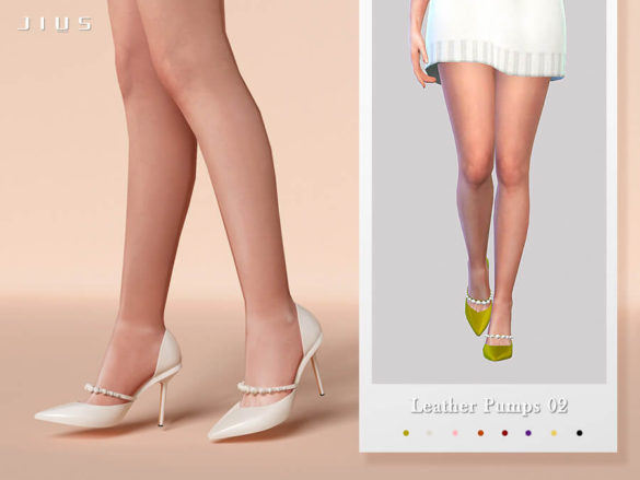Sims 4 Jius Leather Pumps