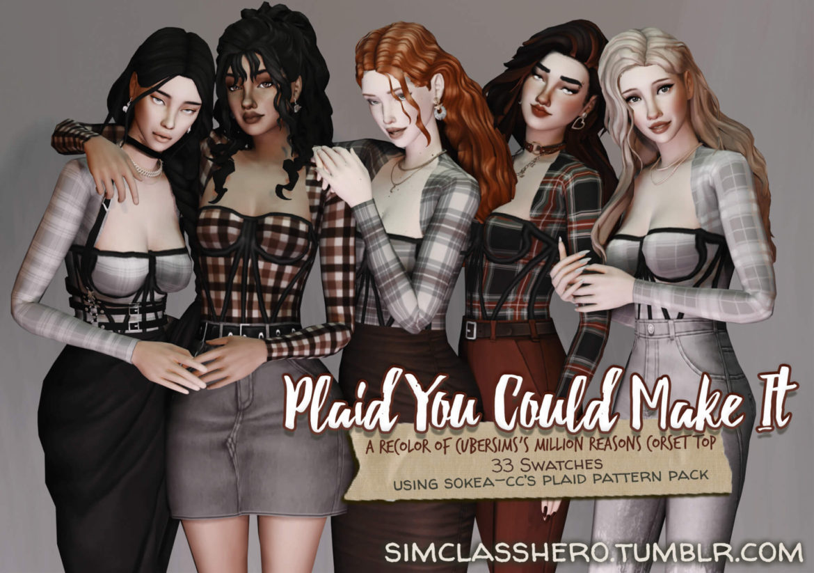 Sims 4 Million Reasons Corset Top