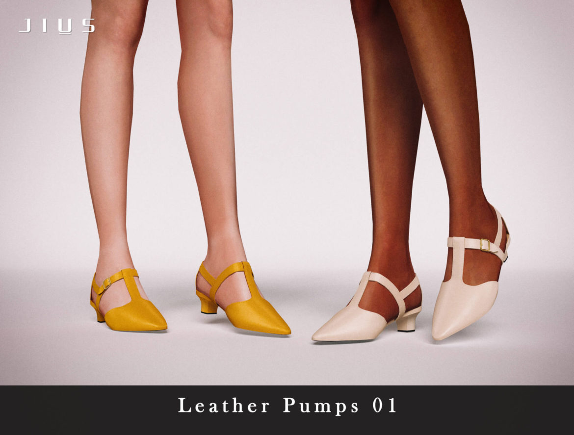 Sims 4 Leather Pumps