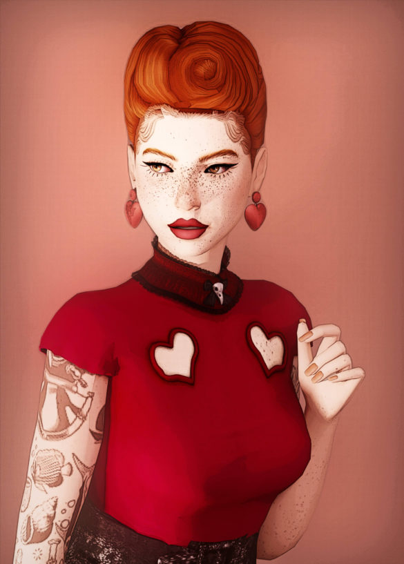Sims 4 Simchronizeds Lookbook Challenge Rockabilly