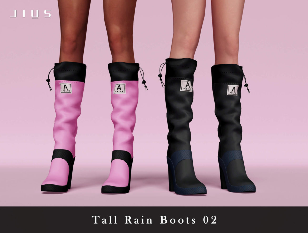 Sims 4 Tall Rain Boots 02