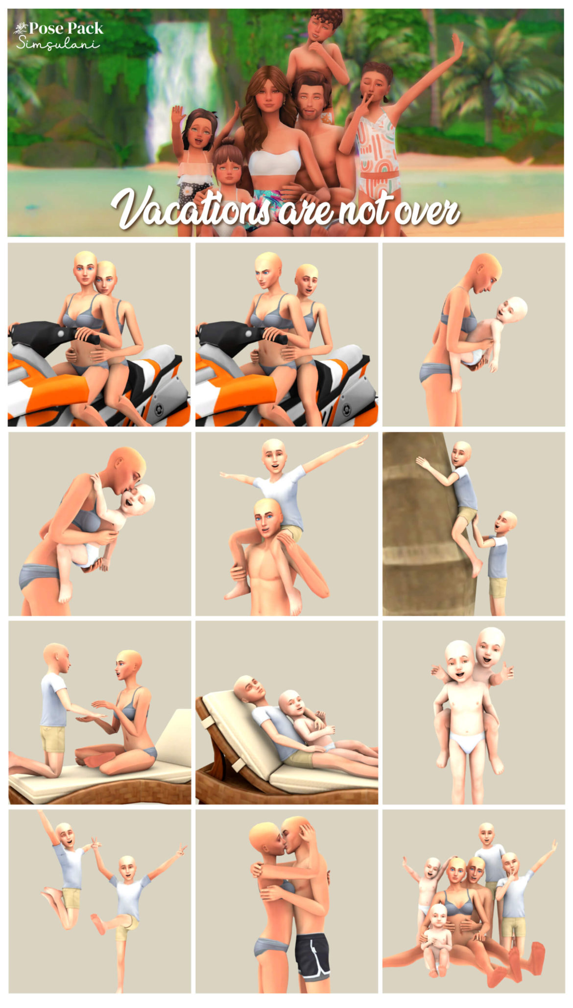 Sims 4 12 poses