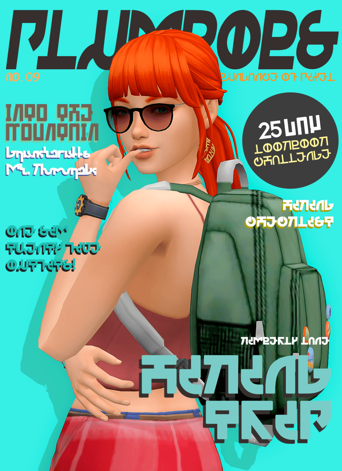 Sims 4 25 day lookbook challenge by abundanceofpixels