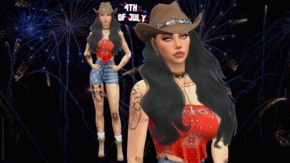 Sims 4 30 day lookbook challenge day two