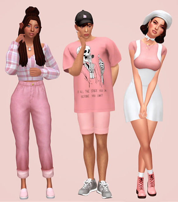 Sims 4 3×10 lookbook challenge by saurussims day 5