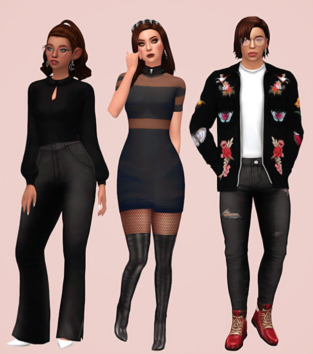 Sims 4 3x10 lookbook challenge by saurussims day 7 - MiCat Game