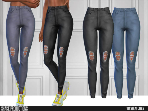 Sims 4 767 jeans by shakeproductions