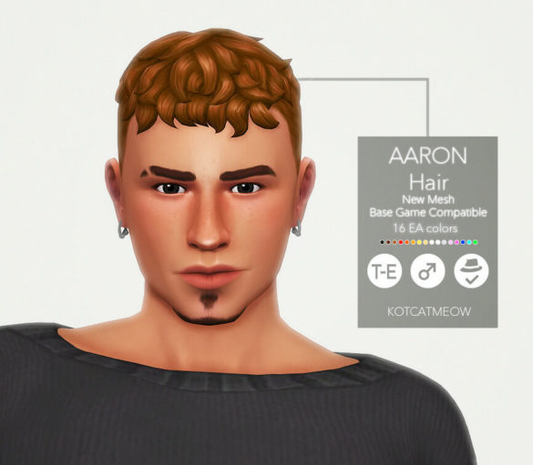 Sims 4 aaron hair base game