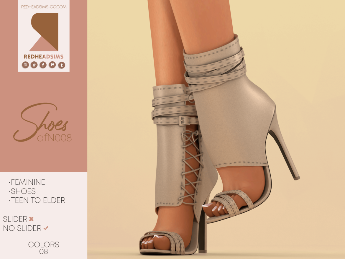 Sims 4 af shoes afn008