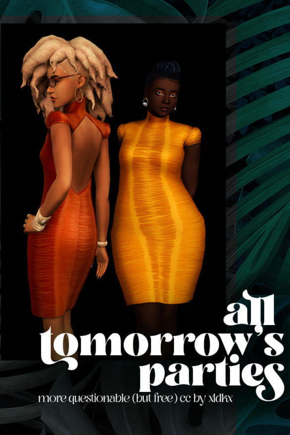 Sims 4 all tomorrows parties dress