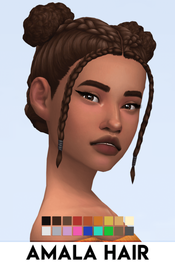 Sims 4 amala hair
