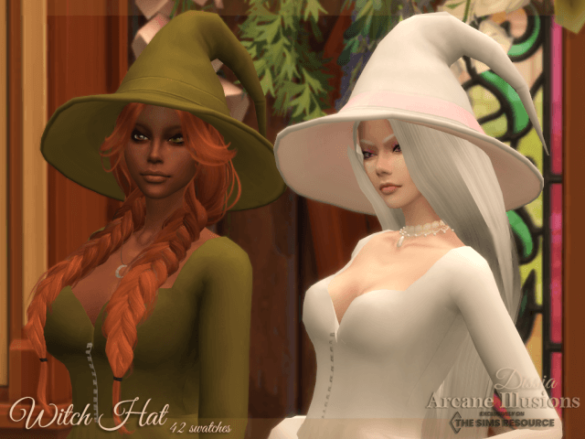 Sims 4 arcane illusions tsr collab witch hat 42