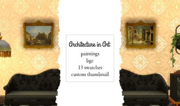 Sims 4 Architecture in Art
