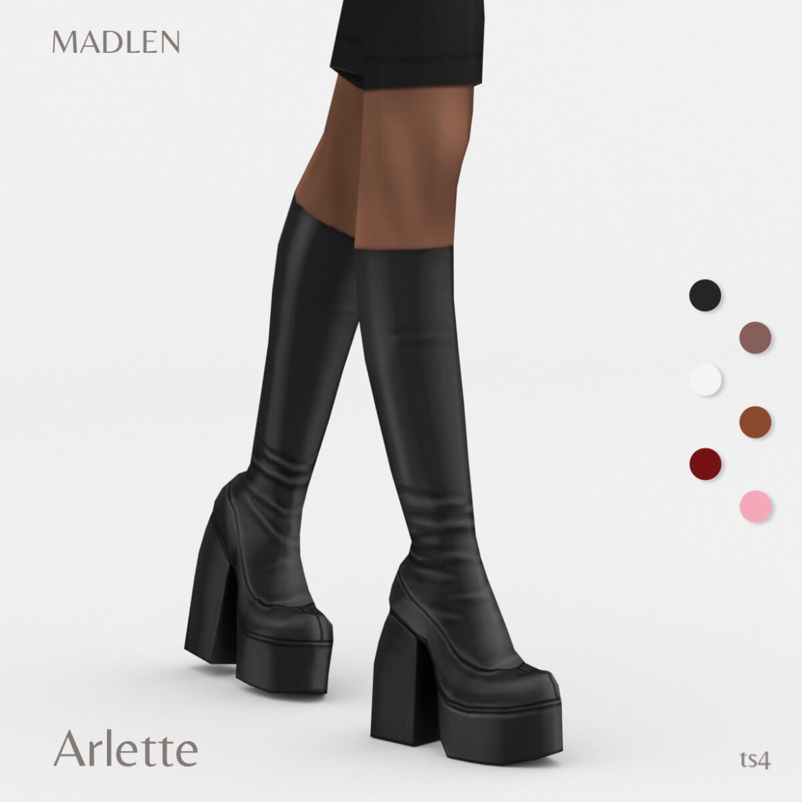 Sims 4 Arlette Boots (Short)
