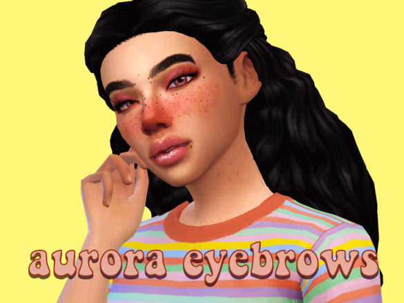 Sims 4 aurora eyebrows
