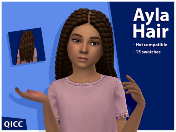 Sims 4 Ayla Hair