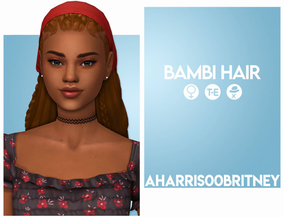 Sims 4 bambi hair
