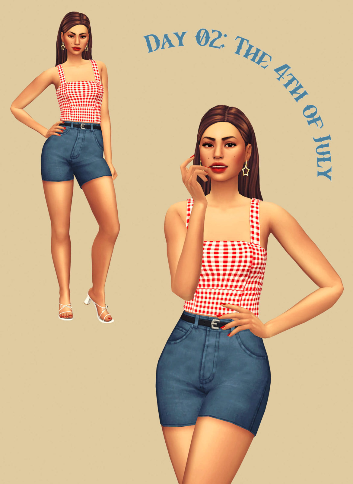 Sims 4 bashfulcookies 30 day lookbook challenge day 02
