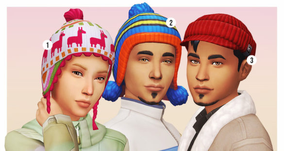 Sims 4 beanie conversions
