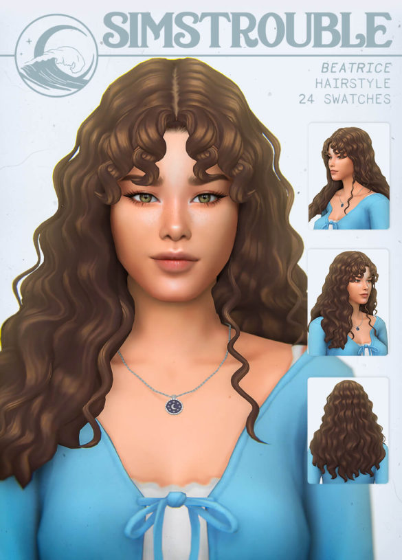 Sims 4 Beatrice Hairstyle
